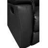 Outlet Leren Relaxhoekbank Evasion - Zwart Hoekbank
