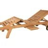 Best Sale Ligstoel Met Meerdere Standen Byblos - Teak Ligstoel