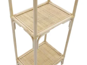 Fashion Maiori Rek- 3 Planken - Rotan - Naturel Boekenkast & Vitrine
