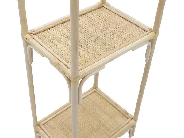 Fashion Maiori Rek- 3 Planken - Rotan - Naturel Boekenkast & Vitrine