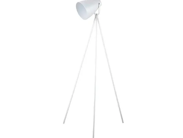 Discount Marla Vloerlamp, Wit, 21X21X154 Cm, Staande Lamp