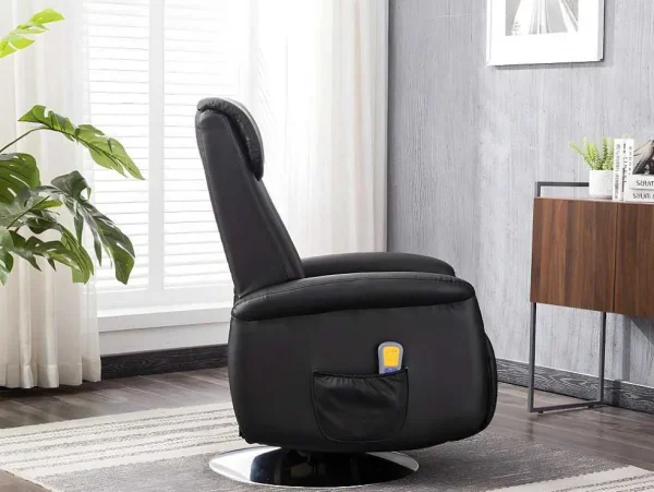Cheap Massagestoel Kostas Van Kunstleer - Zwart Fauteuil Kunstleer