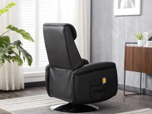 Cheap Massagestoel Kostas Van Kunstleer - Zwart Fauteuil Kunstleer