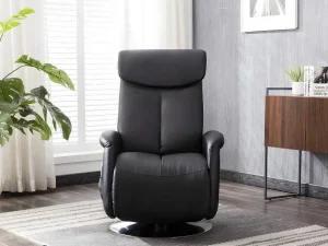 Cheap Massagestoel Kostas Van Kunstleer - Zwart Fauteuil Kunstleer