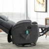 Discount Massagestoel Van Stof Silvano - Grijs Massagefauteuil