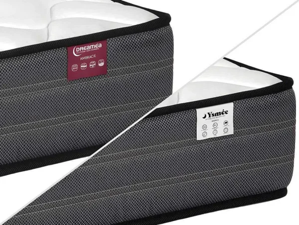 Fashion Matras 140 X 200 Cm Pocketveren 20 Cm Dik - Ambracie Van Ysmee Tweepersoonsmatras
