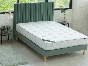 Outlet Matras 140 X 190 Cm Schuim Gerecycled Flocotex, Dikte 22 Cm - Neith Van Schuimmatras