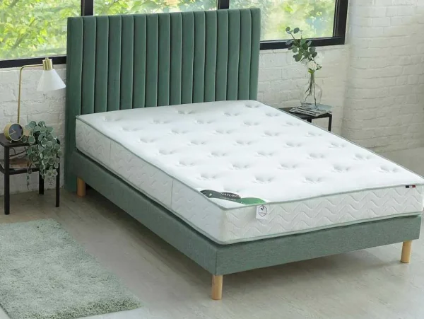 Outlet Matras 140 X 190 Cm Schuim Gerecycled Flocotex, Dikte 22 Cm - Neith Van Schuimmatras