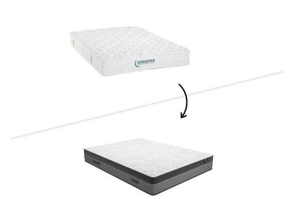 Clearance Matras Met Pocketveren En Vormgeheugen 160X200Cm Dikte 24Cm - Illusion Van Matras Met Vormgeheugen