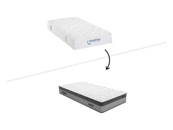 Cheap Matras Met Pocketveren En Vormgeheugen 90X190Cm Dikte 24Cm - Illusion Van Eenpersoons Matras