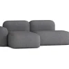 Discount Max Modulaire Bank 3 Zits Donkergrijs Vierzitsbank