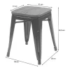 Best Sale Mcw-A73 Kruk (Set Van 2) Houten Zitting, Rood Kruk