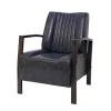 Outlet Mcw-H10 Fauteuil, Vintage Grijs Fauteuil Met Holle Rugleuning
