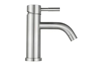 Cheap Mechanische Mengkraan Met Ronde Vorm Van Roestvrij Staal - Geborsteld Nikkel - H17 Cm - Salavan Kraan