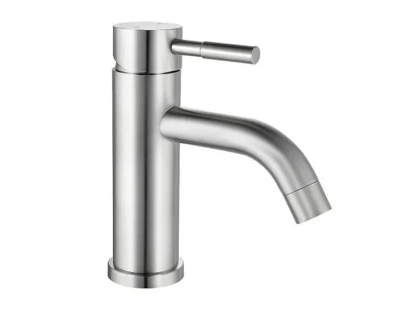Cheap Mechanische Mengkraan Met Ronde Vorm Van Roestvrij Staal - Geborsteld Nikkel - H17 Cm - Salavan Kraan