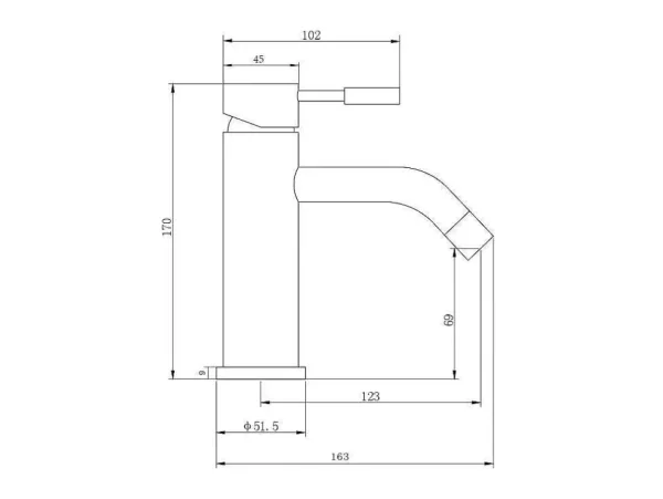 Cheap Mechanische Mengkraan Met Ronde Vorm Van Roestvrij Staal - Geborsteld Nikkel - H17 Cm - Salavan Kraan
