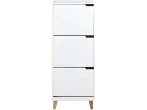 Outlet Mena - Schoenenkast - Wit Hout. Schoenenkast
