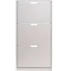 Clearance Mestre Schoenenkast 3 Klep Wit. Schoenenkast