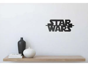 Best Sale Metalen Decoratie Star Wars, Zwart, 50X1,5X21 Cm, Decoratieve Wandplaat