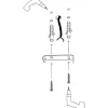 Flash Sale Metalen Plafondlamp Met 6 Bollen Damar - L. 100 X H. 52 Cm - Wit En Goudkleurig Hanglamp