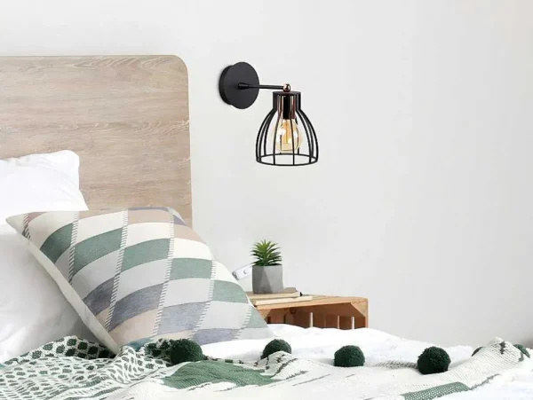 Flash Sale Metalen Wandlamp Kemah - D15 Cm X H24 Cm - Zwart Wandlamp