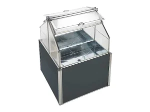 Best Sale Mini-Tuinkas Van Polycarbonaat En Structuur Van Aluminium - L120 X B120 X H169 Cm - Antraciet - Genista Tuinkas