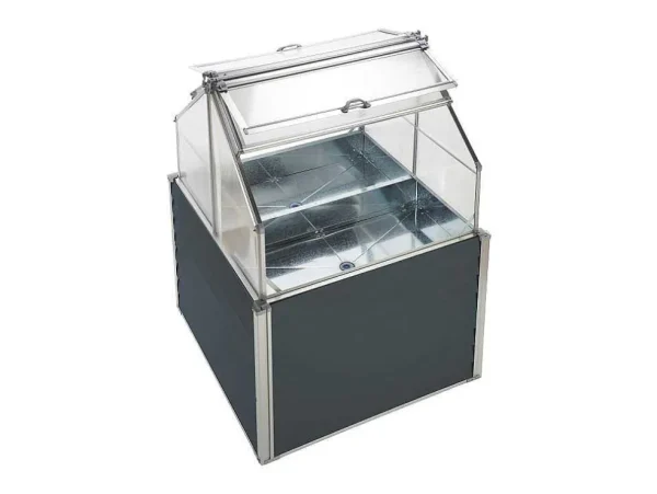 Best Sale Mini-Tuinkas Van Polycarbonaat En Structuur Van Aluminium - L120 X B120 X H169 Cm - Antraciet - Genista Tuinkas