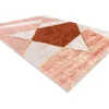 Best Sale Miro 52097.802 Tapijt Wasbaar Geometrisch Antislip - Roze 120X170 Cm Klein Tapijt