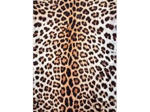 Sale Miro 51568.804 Tapijt Wasbaar Luipaardpatroon Antislip - Creme / Bruin 120X170 Cm Klein Tapijt