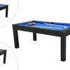 Best Sale Moduleerbare Tafel - Biljart En Tafeltennis - L182 X B102 X H80 Cm - Zwart - Sousa Eettafel