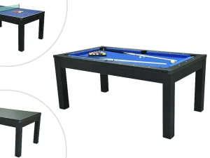 Best Sale Moduleerbare Tafel - Biljart En Tafeltennis - L182 X B102 X H80 Cm - Zwart - Sousa Eettafel