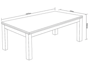Best Sale Moduleerbare Tafel - Biljart En Tafeltennis - L182 X B102 X H80 Cm - Zwart - Sousa Eettafel