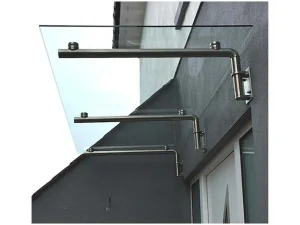 Outlet Monstershop Glazen Luifel - 144Cm B X 80Cm D Luifel En Afdak