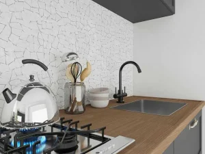 Shop Mozaiektegels Vloer En Muur Poesy Van Natuurlijk Marmer - Creme - Pak Van 1M Mozaiek