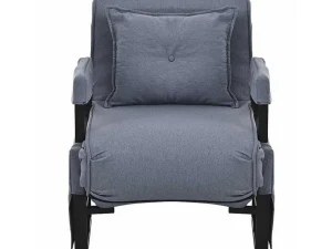 Cheap Multifunctionele Ligstoel Met Kussen - Om Te Bouwen Tot Fauteuil - Linnen Stof - Grijs Uitklapbare Fauteuil