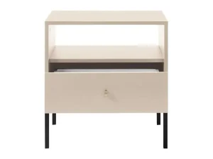 New Nachtkastje - 1 Lade En 1 Nis - Beige - Bogdan Nachtkastje