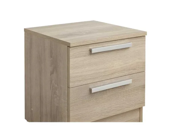 Store Nachtkastje Mathias - 2 Laden - Naturel Nachtkastje
