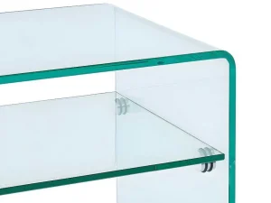 Best Sale Nachtkastje Van Gehard Glas - 1 Nis - Stileos Nachtkastje