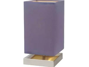 Hot Nanga Tafellamp, Violet, Satijn, 12X12X25 Cm, Lamp
