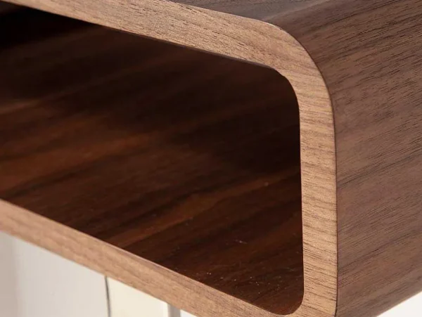 Discount Notenhouten Console Met Opbergruimte 3000 Sidetable