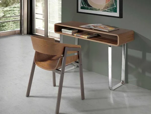 Discount Notenhouten Console Met Opbergruimte 3000 Sidetable