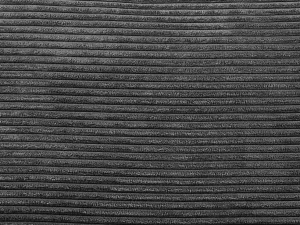Outlet Omkeerbare Driezits-Express-Slaapbank Van Antracietkleurig Ribfluweel - Bed 140 Cm - Matras 22 Cm Loreto Slaapbank Met Matras