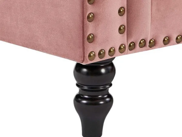 Sale Omkeerbare Hoekbank Van Oud Roze Velours Turner Hoekbank