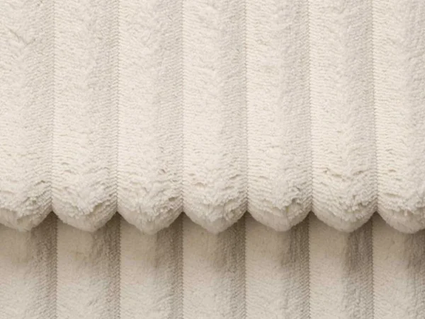 Store Omkeerbare Hoekslaapbank Van Beige Ribfluweel Met Brede Ribbels Asturio Vierzitsbank