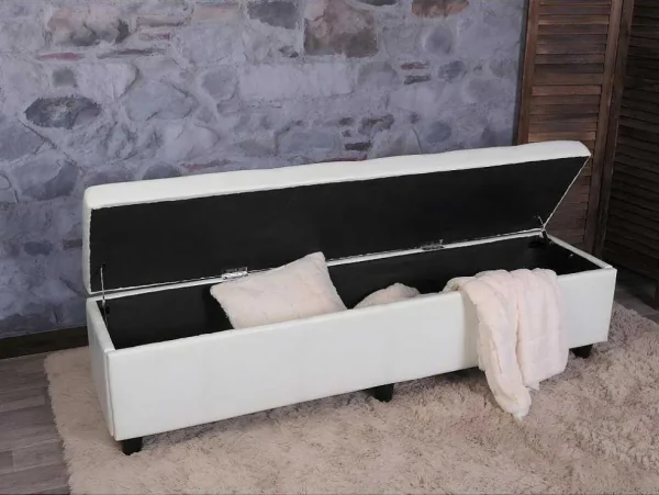 New Opbergkist Arezzo Xxl, Wit Kleine Opberger En Slaapkameraccessoire