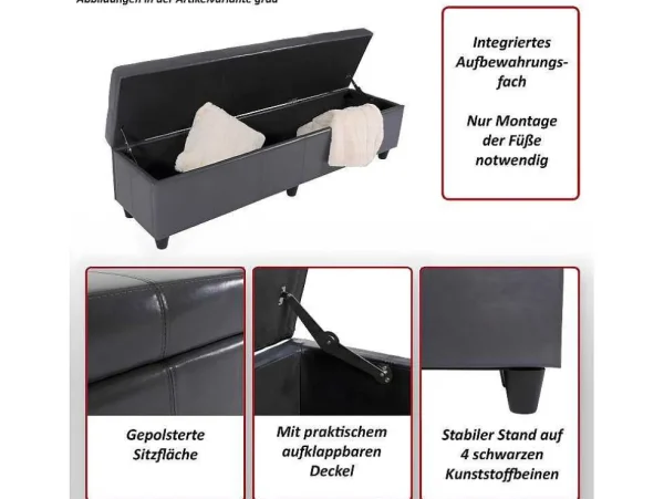 New Opbergkist Arezzo Xxl, Wit Kleine Opberger En Slaapkameraccessoire