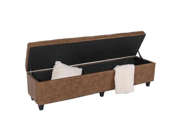 Flash Sale Opbergkist Kriens Xxl, Imitatie Suede Kleine Opberger En Slaapkameraccessoire