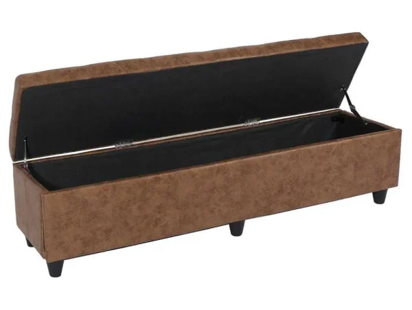 Flash Sale Opbergkist Kriens Xxl, Imitatie Suede Kleine Opberger En Slaapkameraccessoire