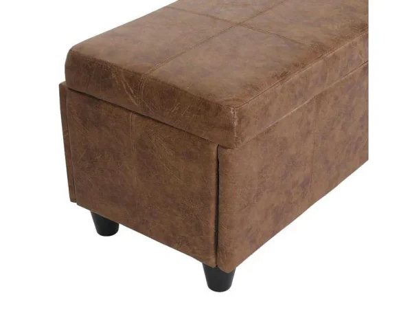 Flash Sale Opbergkist Kriens Xxl, Imitatie Suede Kleine Opberger En Slaapkameraccessoire