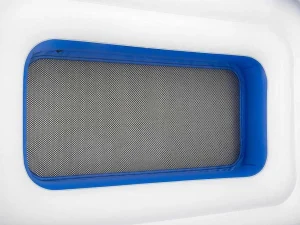 Online Opblaaseiland Met Afneembaar Zonnescherm - 373 X 264 Cm - Azulio Van Watersport